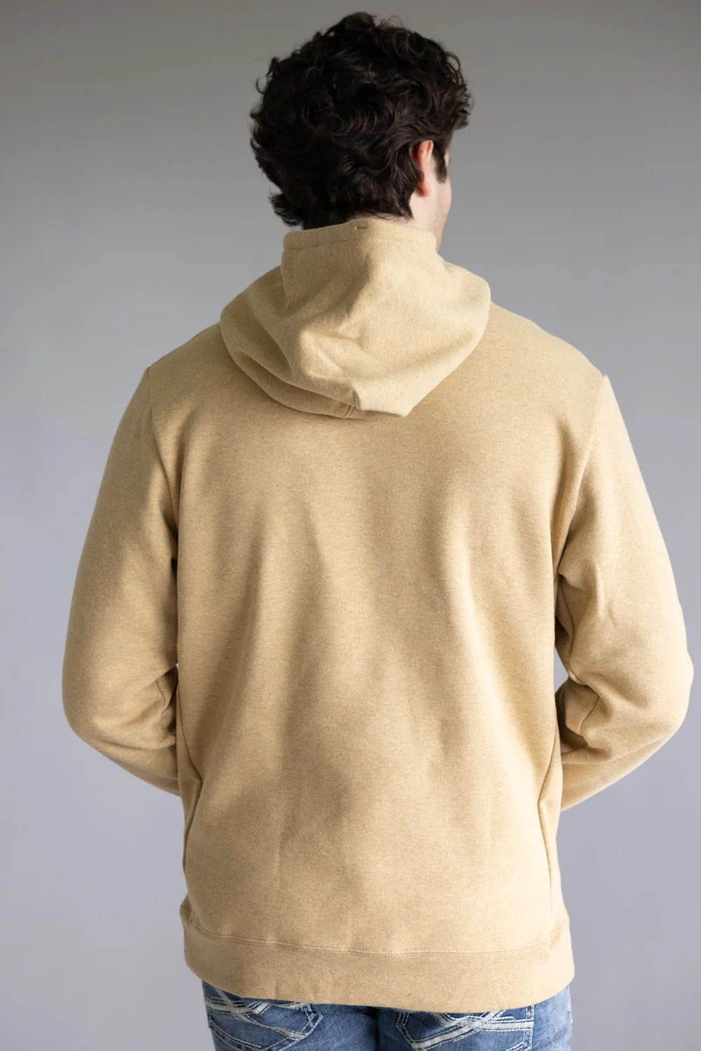 Patagonia Men’s Sticker Uprisal Hoodie in Talon Gold | 39696-TNGO GOLD - Image 2