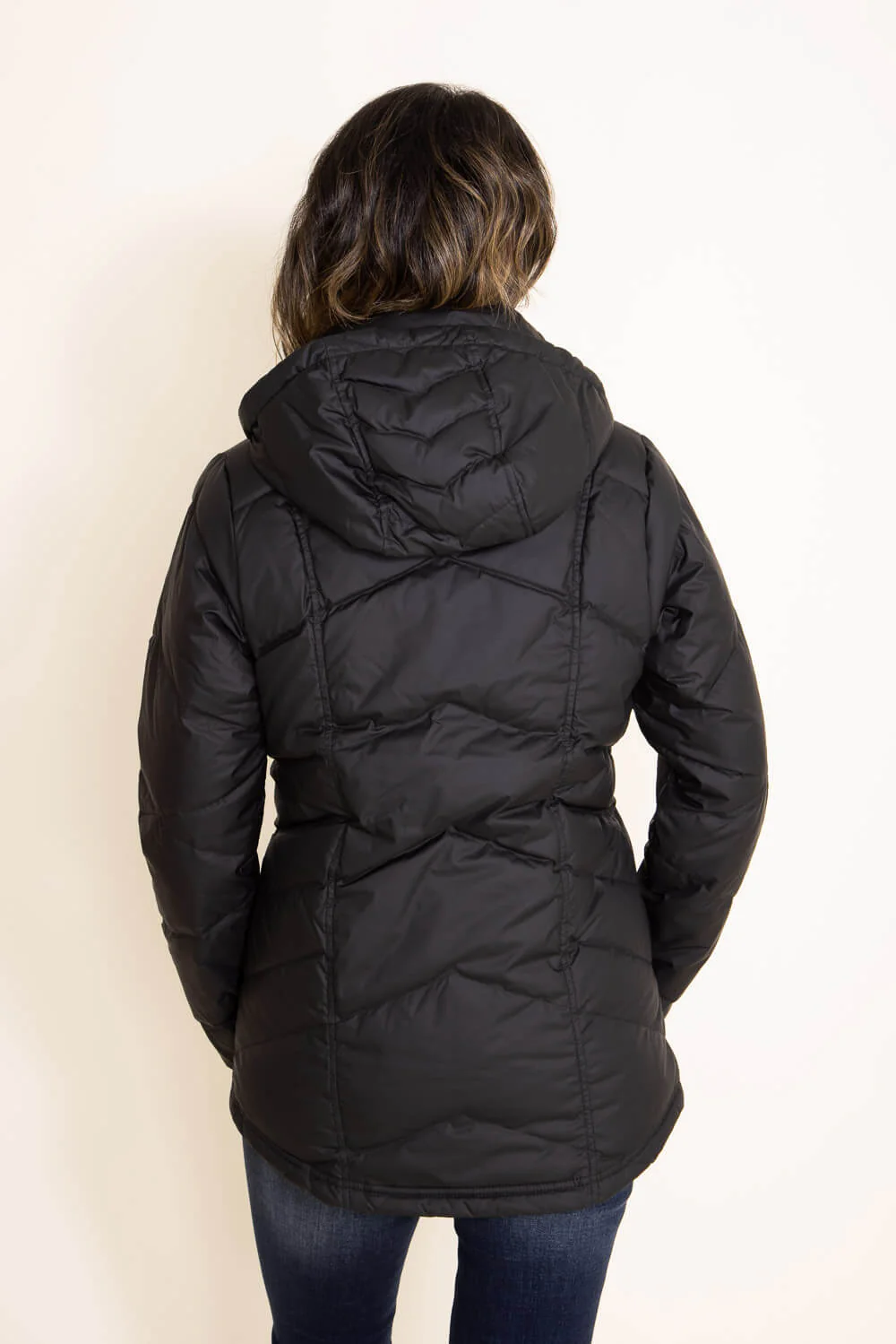 Patagonia Women’s Down With It Jacket in Black  | 28041-BLK - Image 2