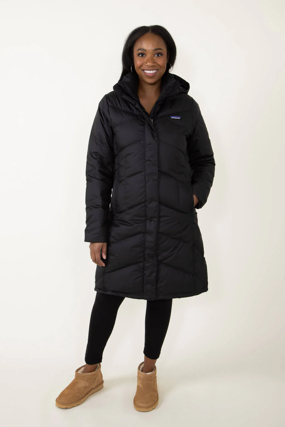 Patagonia Women’s Down With It Parka in Black | 28442-BLK - Image 4
