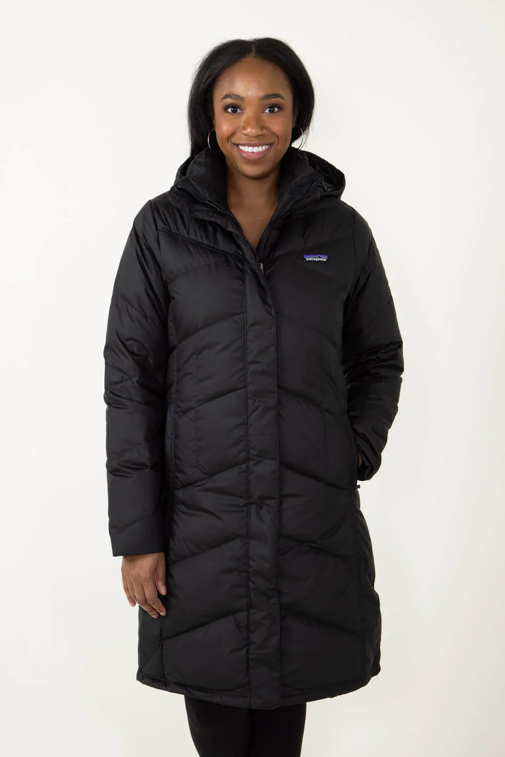 Patagonia Women’s Down With It Parka in Black | 28442-BLK - Image 5