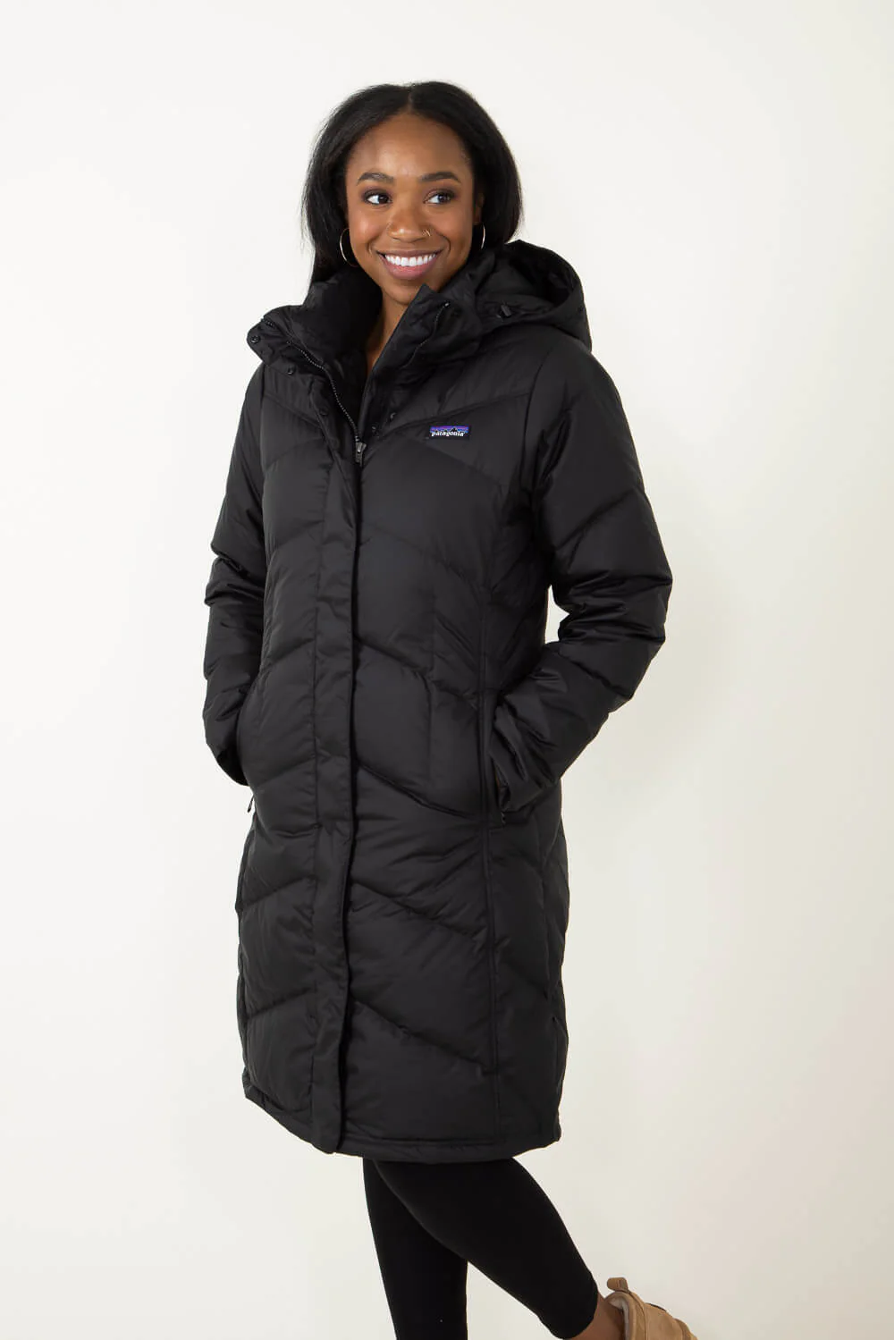 Patagonia Women’s Down With It Parka in Black | 28442-BLK - Image 6