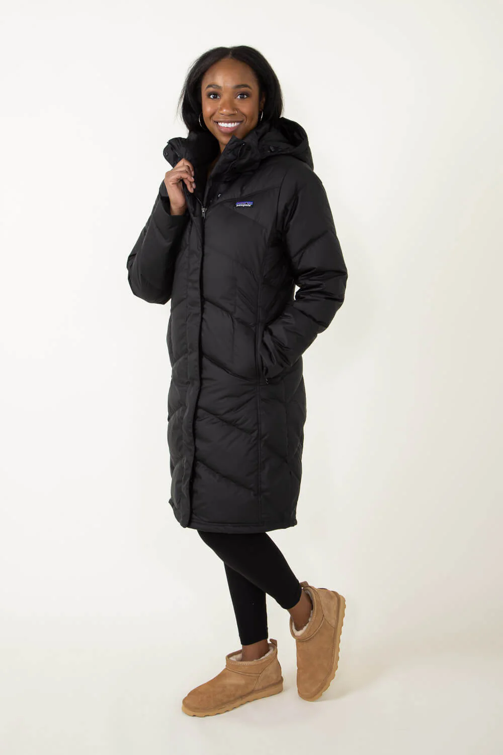 Patagonia Women’s Down With It Parka in Black | 28442-BLK - Image 7