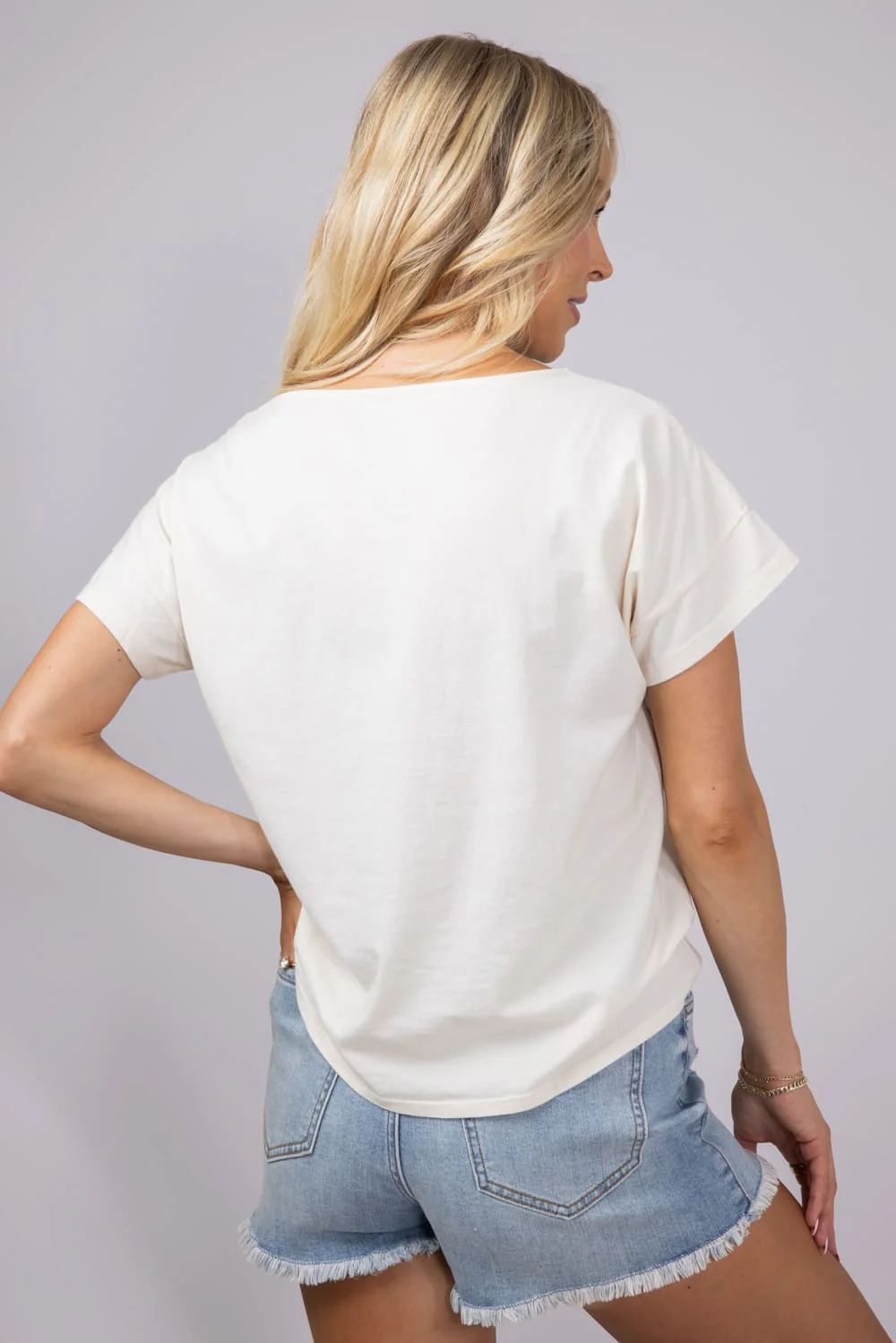 Patagonia Women’s Sunfirst Relaxed Drop Sleeve T-Shirt for Women in Natural | 37808-UDNL - Image 2