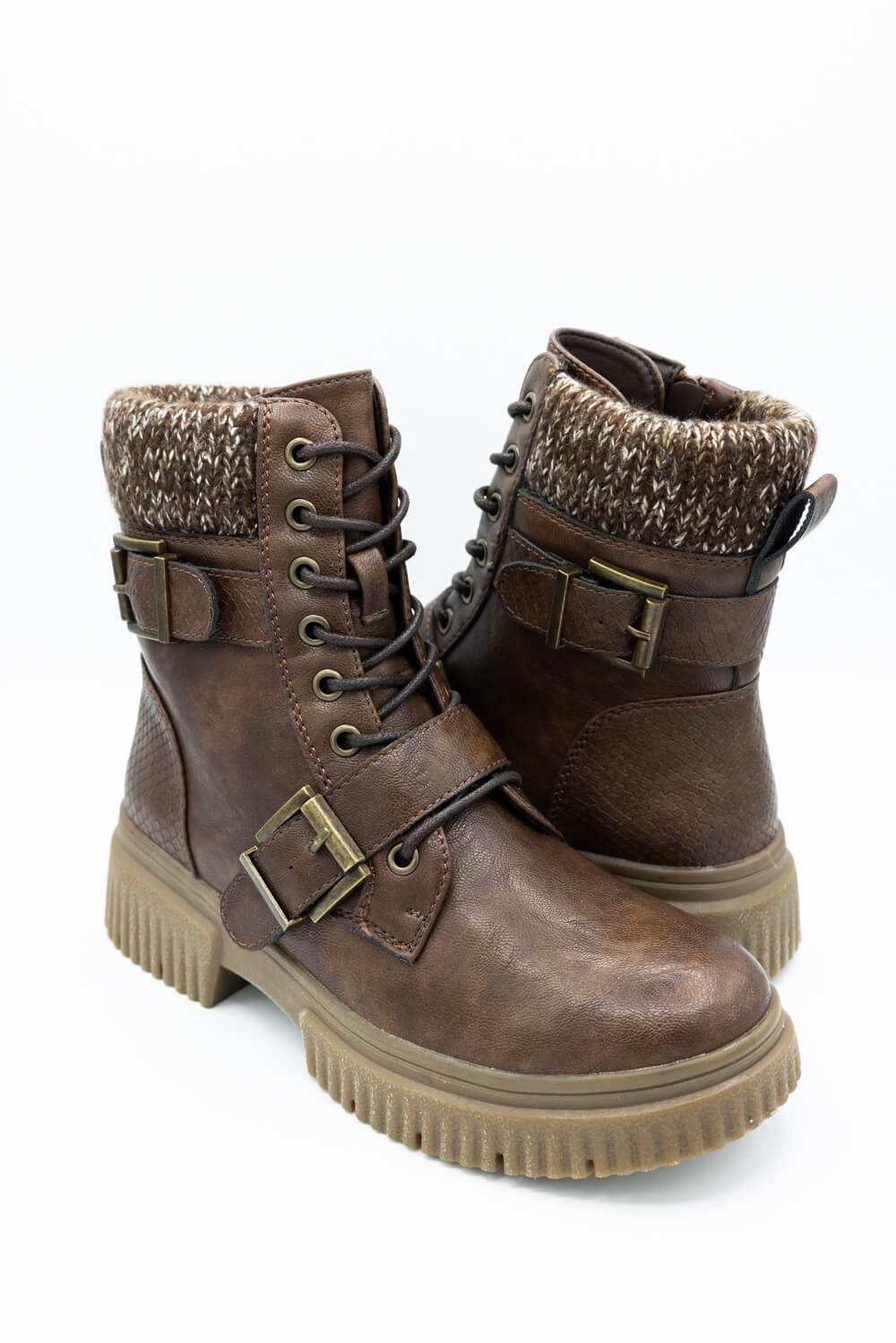 Patrizia Mahanda Adjustable Buckle Bootie for Women in Brown | MAHANDA-BR - Image 2