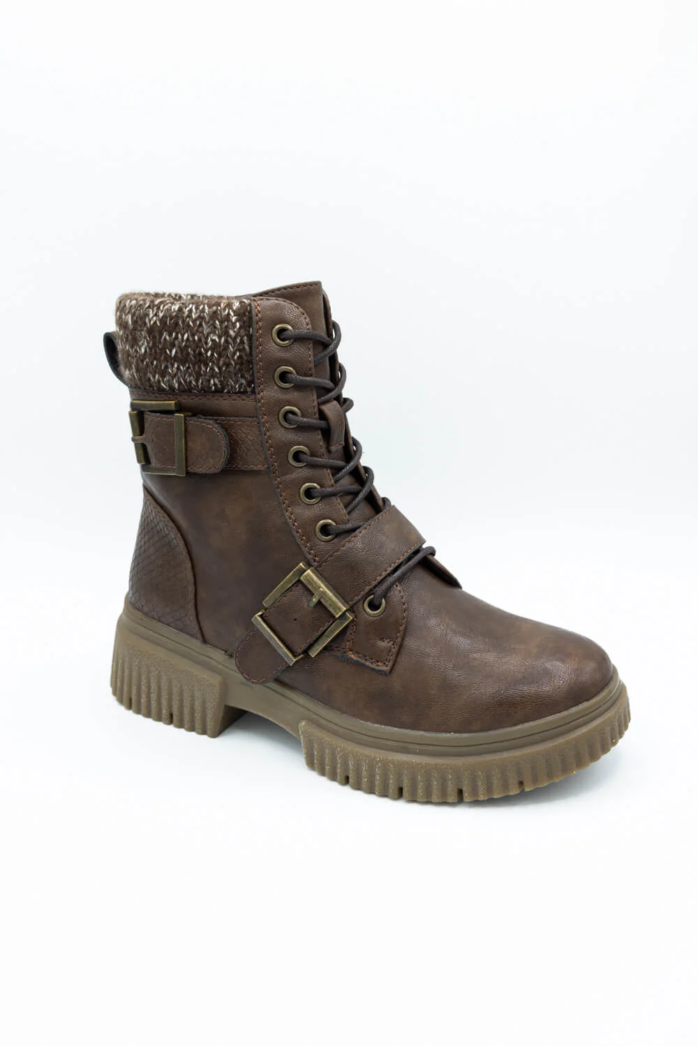 Patrizia Mahanda Adjustable Buckle Bootie for Women in Brown | MAHANDA-BR - Image 6