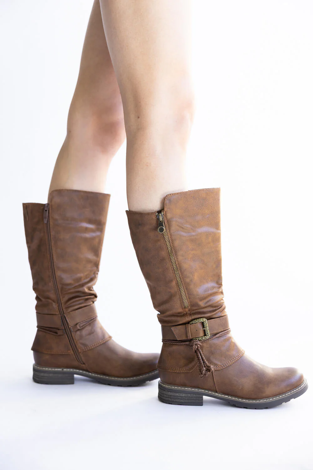 Patrizia Tall Boots for Women in Brown | KABUTA-BOOTA-BR - Image 3