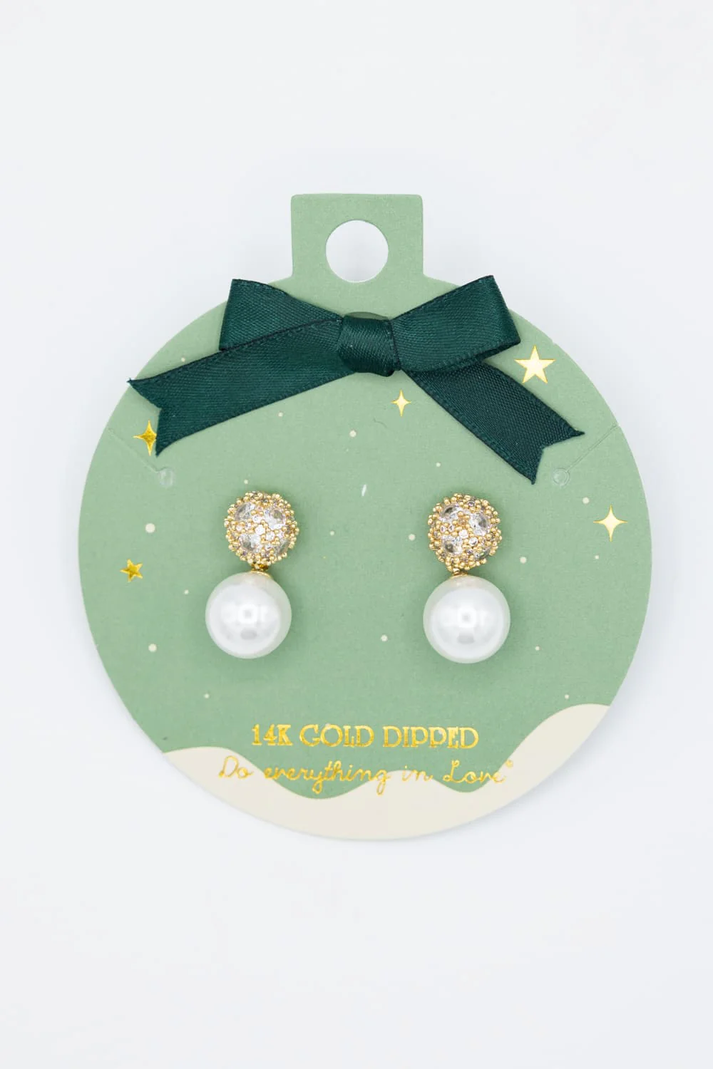 Peal Drop Earrings for Women in Pearl/Gold | SJE310925GLD - Image 2