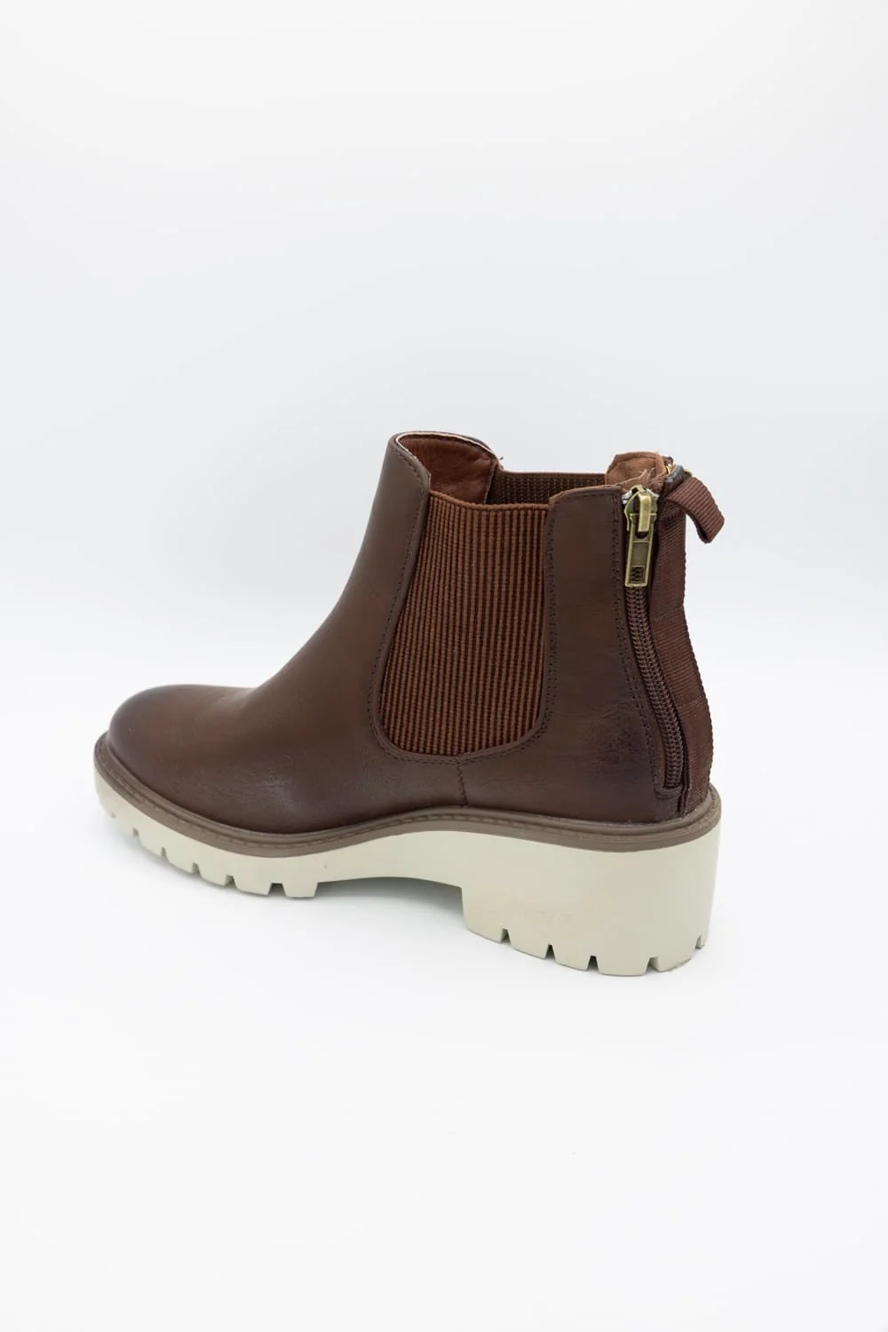 Pierre Dumas Danielle Lug Booties for Women in Whiskey | 89156-135 WHISKEY - Image 4