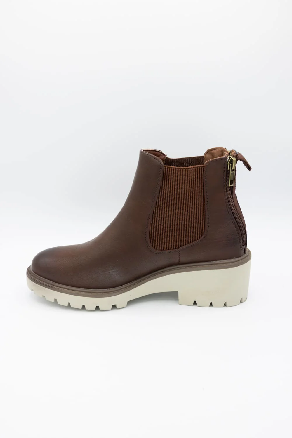 Pierre Dumas Danielle Lug Booties for Women in Whiskey | 89156-135 WHISKEY - Image 5