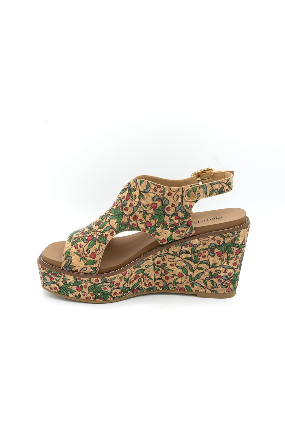 Pierre Dumas Flynn Wedges for Women in Lime Combo | 22238-597-LIME COMBO - Image 3