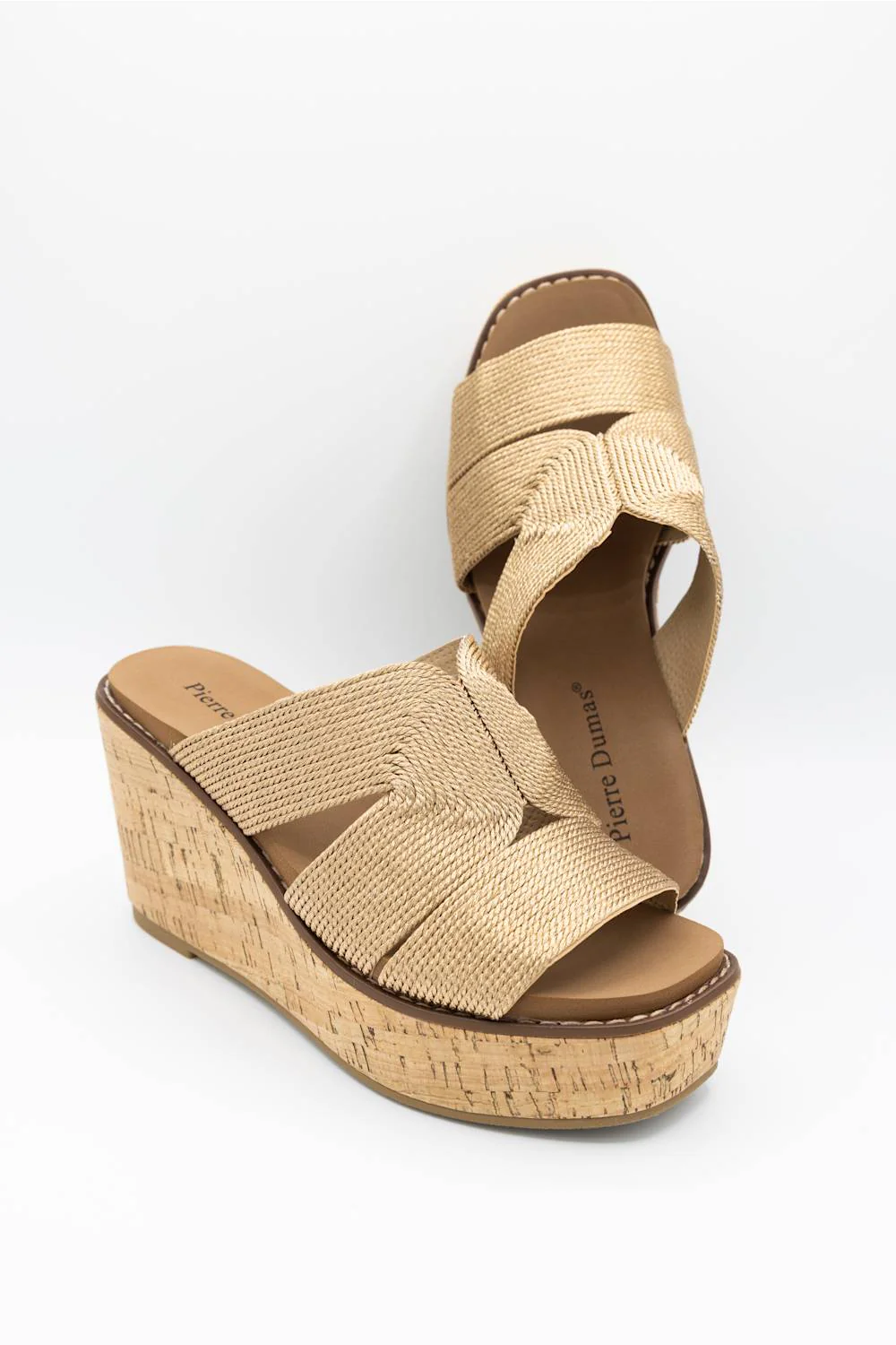 Pierre Dumas Flynn Wedges for Women in Rose Gold | 22231-513-ROSE GOLD - Image 2