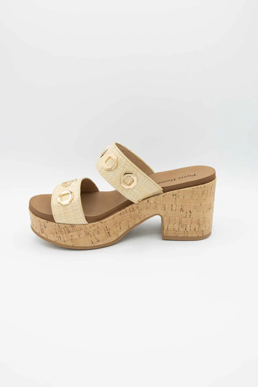 Pierre Dumas Mood-1 Platform Heels for Women in Natural  | 26636-571-NATURAL - Image 5