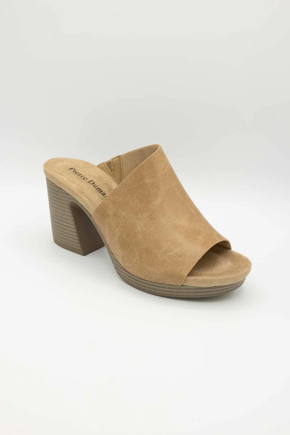 Pierre Dumas Morgen Platform Wedges for Women in Taupe | 27610-434-TAUPE - Image 2