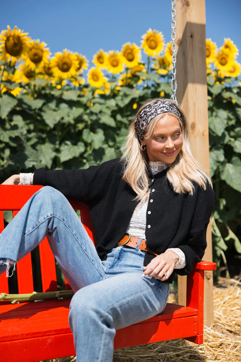 Things Between Piper Cardigan for Women in Black | TBW237-BLK - Image 2