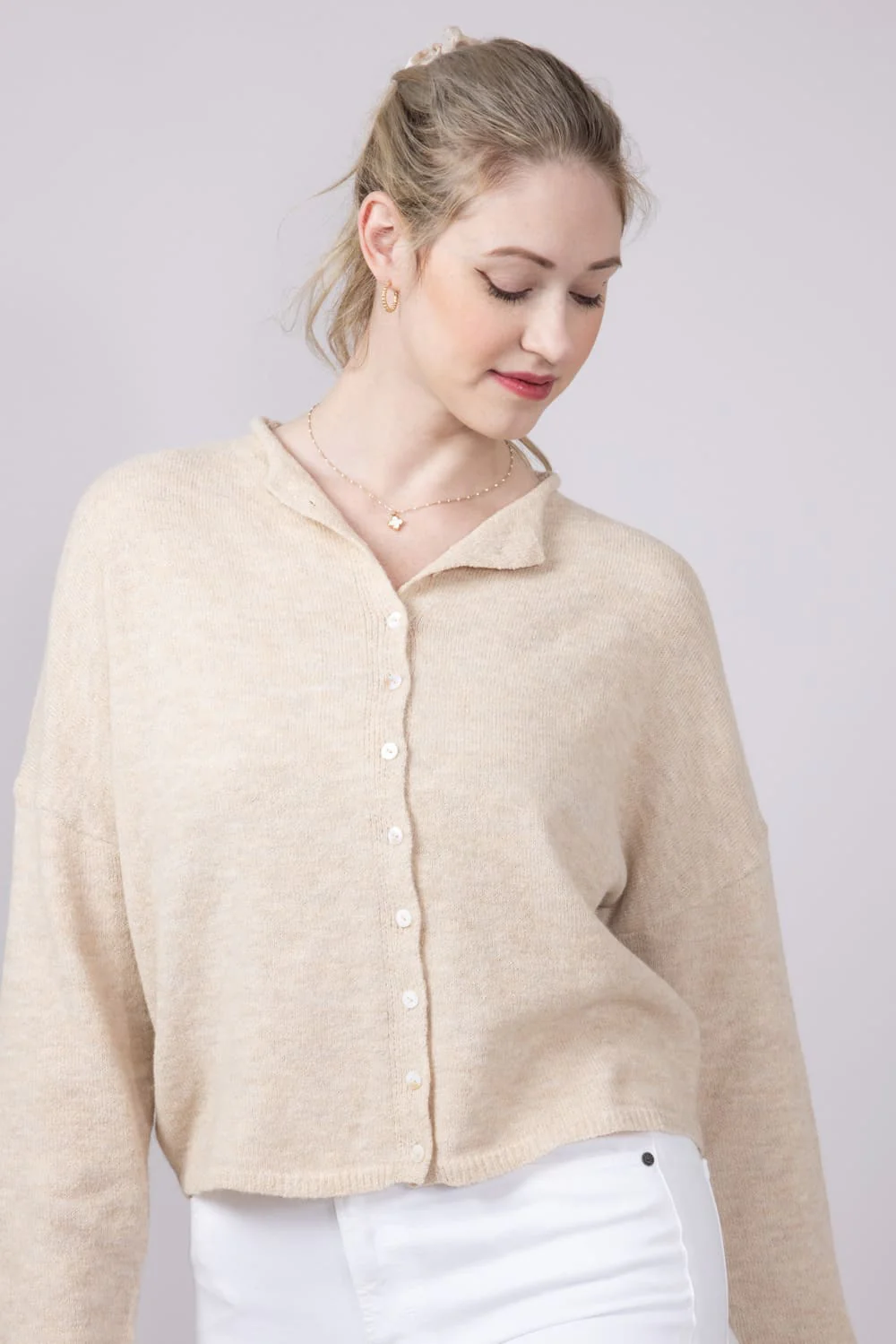 Things Between Piper Cardigan for Women in Natural | TBW237-NAT - Image 5