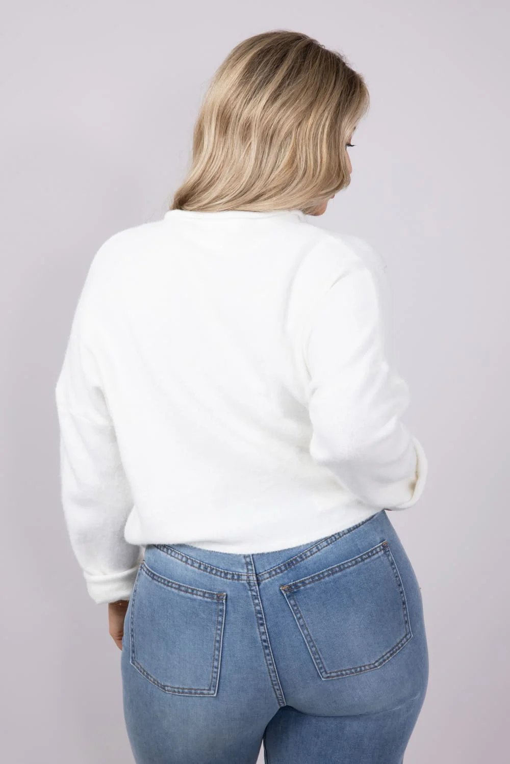 Things Between Piper Cardigan for Women in White | TBW237-SNW - Image 3
