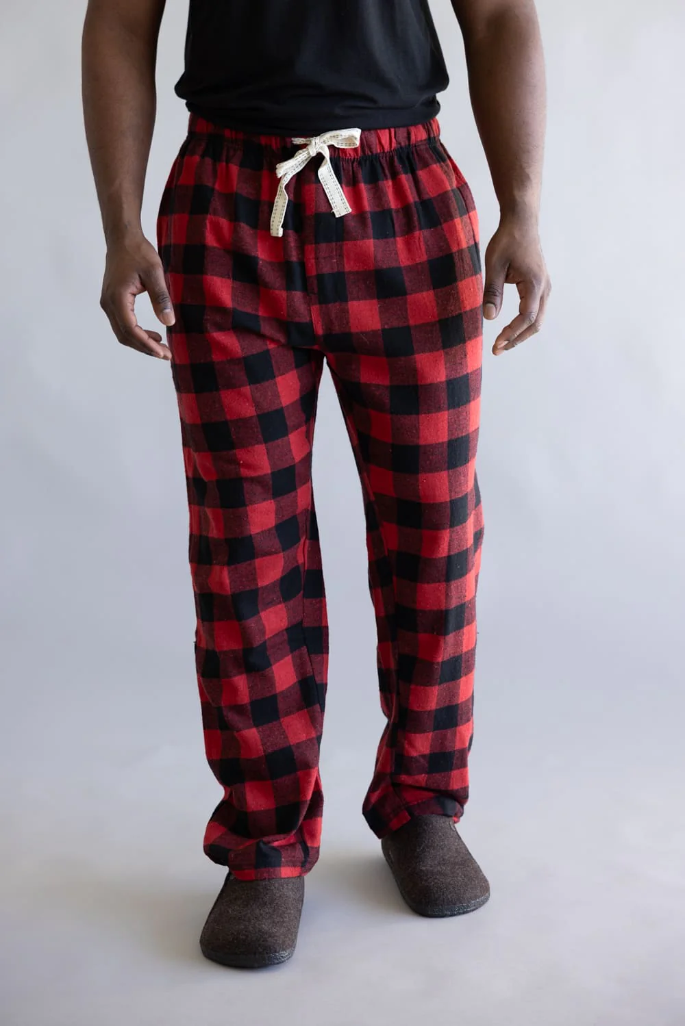 Plaid Flannel Lounge Pants for Men - Image 4