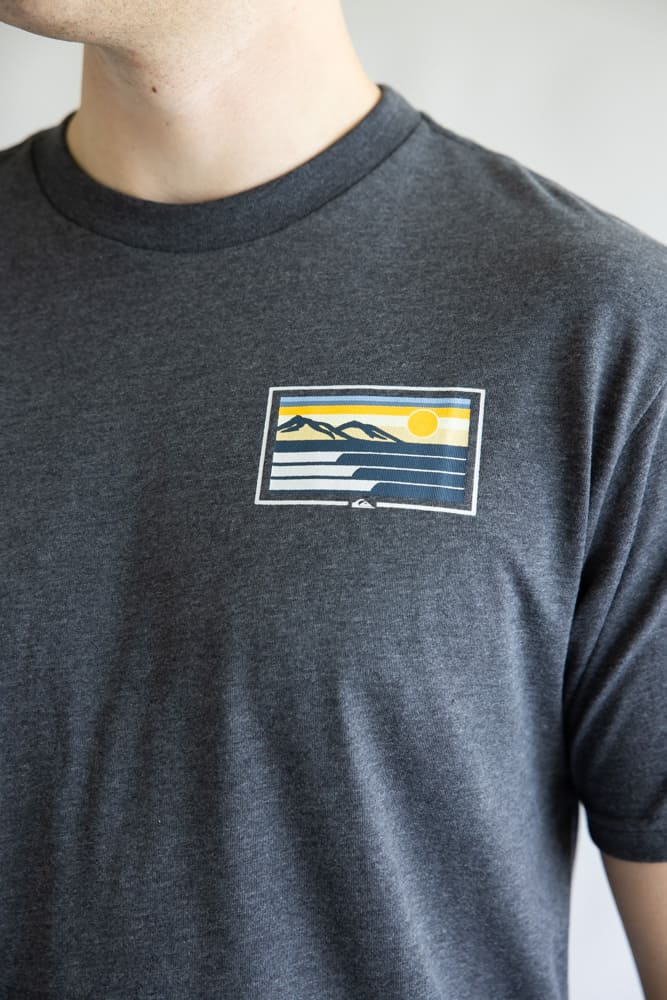 Quiksilver Coastal Vibes Classic T-Shirt for Men in Charcoal Grey | QSM35ST364-CHR - Image 6