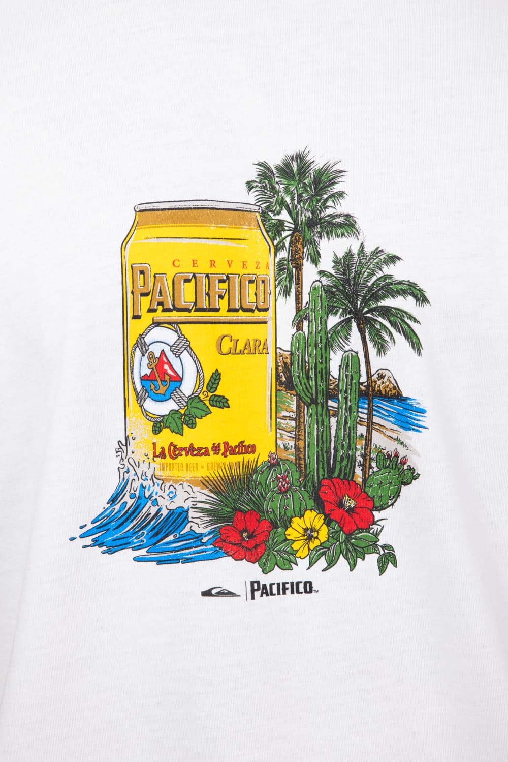 Quiksilver Pacifico Sunstroke T-Shirt for Men in Off White | QSM25ST308-TFU - Image 3