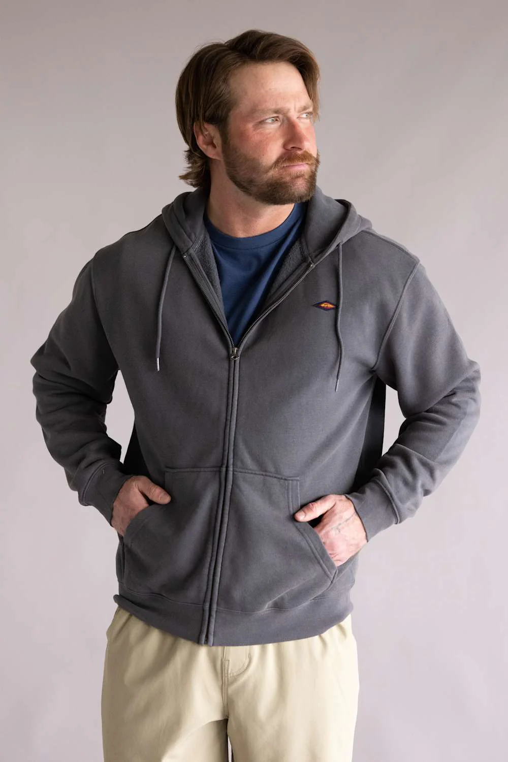 Quiksilver Saltwater Jacket for Men in Iron Gate | QS000046-IRON GATE - Image 4