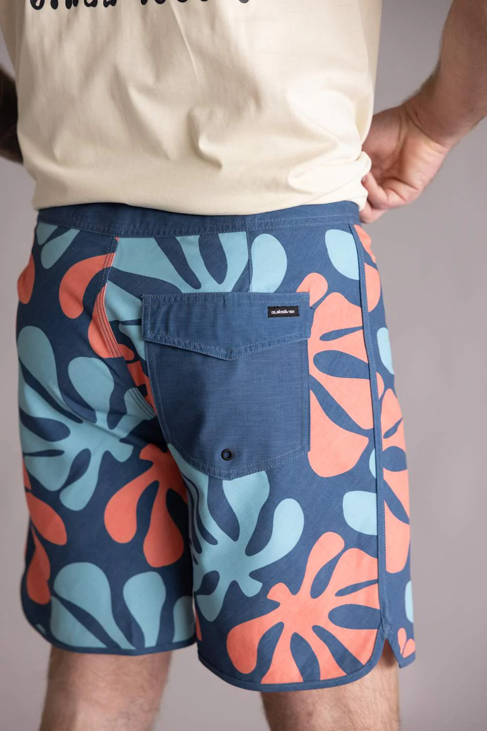 Quiksilver Sol Tiles 19 Boardshorts for Men in Dark Denim | QS000272-DARK DENIM - Image 2