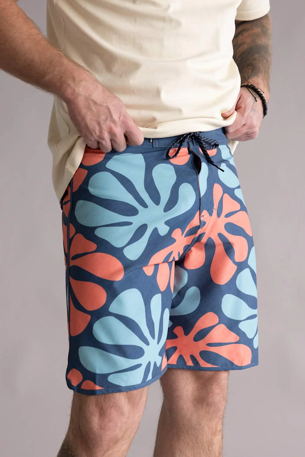 Quiksilver Sol Tiles 19 Boardshorts for Men in Dark Denim | QS000272-DARK DENIM - Image 4