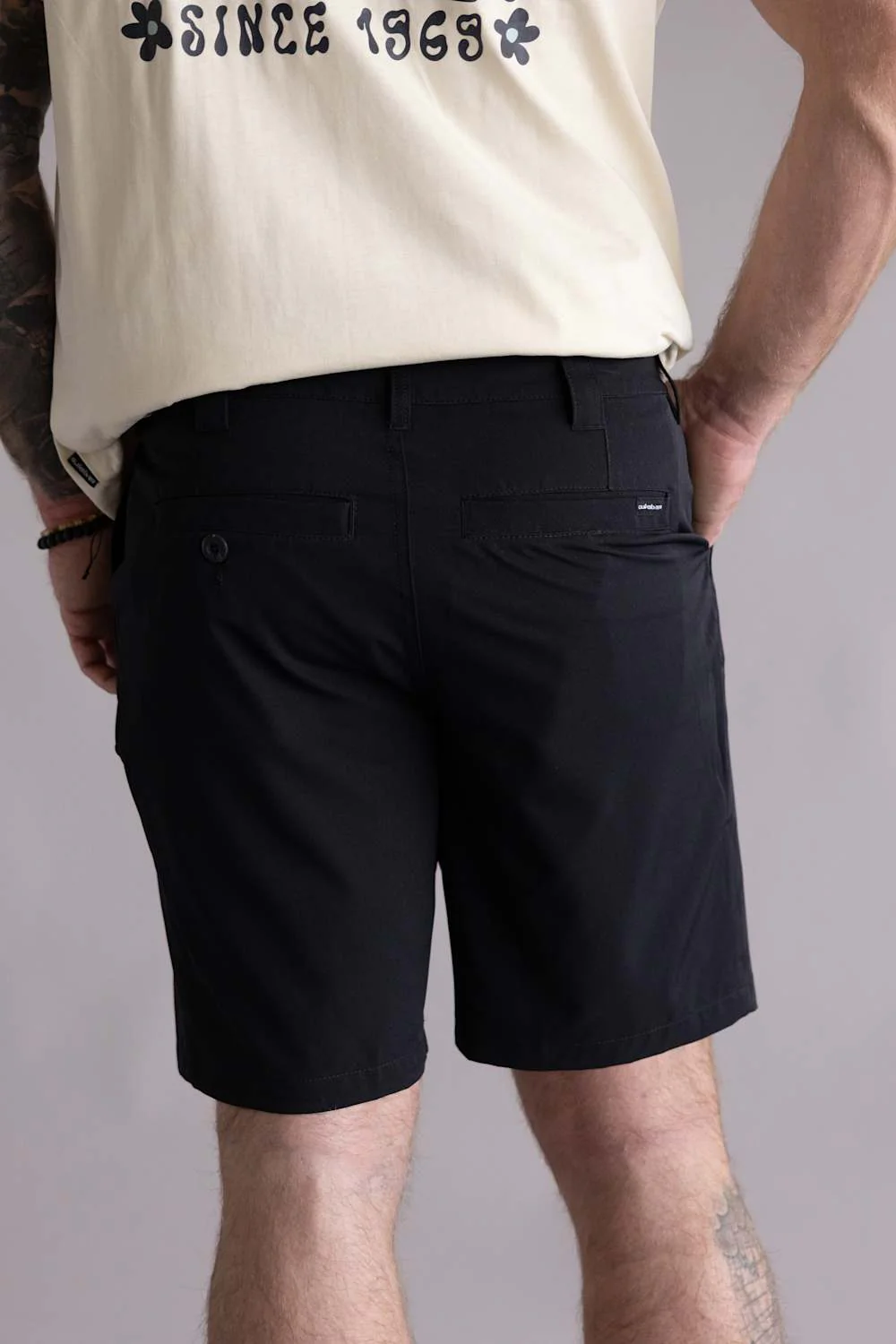 Quiksilver Taxer Amphibian 18 Hybrid Shorts for Men in Black | QSM15AM008-BLACK - Image 3