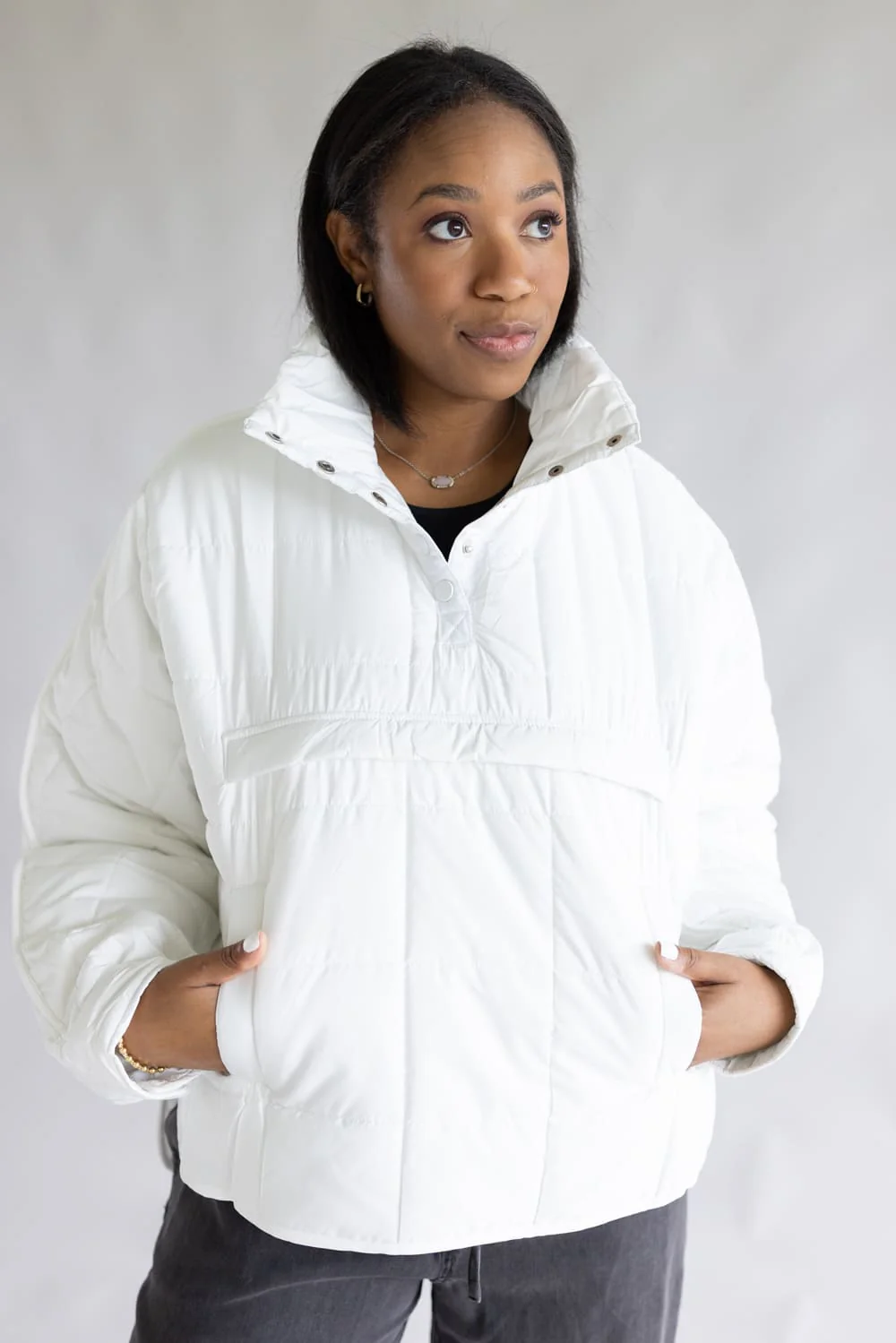 Quilted Pullover for Women - Image 2