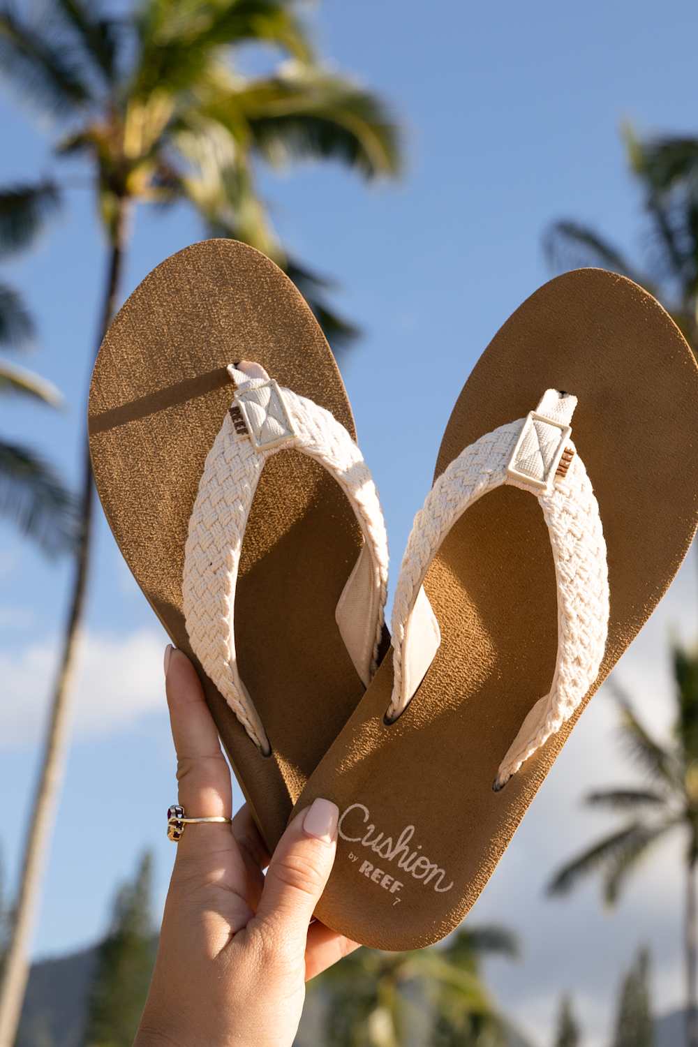 Reef Baja Maria Flip Flops for Women in Brown | CJ7338 - Image 2