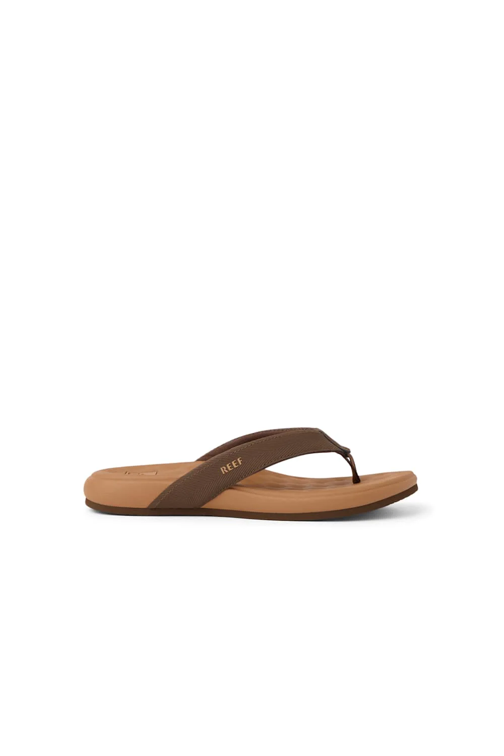 Reef Cushion Melody Flip Flops for Women in Chocolate | CJ8709 - Image 2