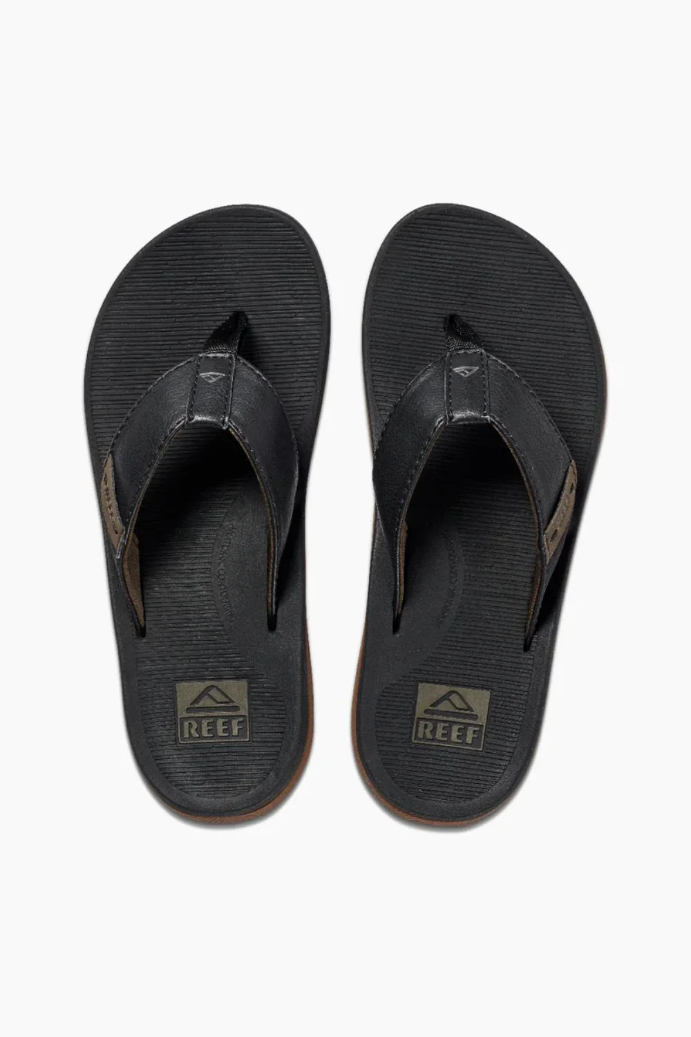 Reef Santa Ana Flip Flops for Men in Black | CI4650 - Image 2