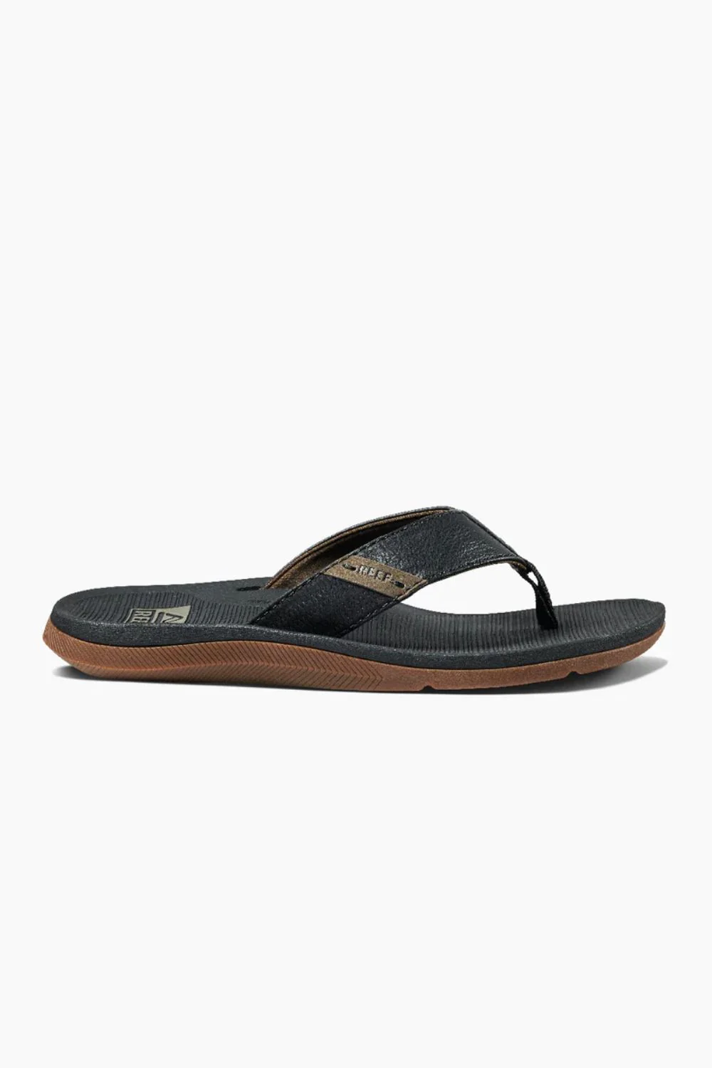 Reef Santa Ana Flip Flops for Men in Black | CI4650 - Image 3
