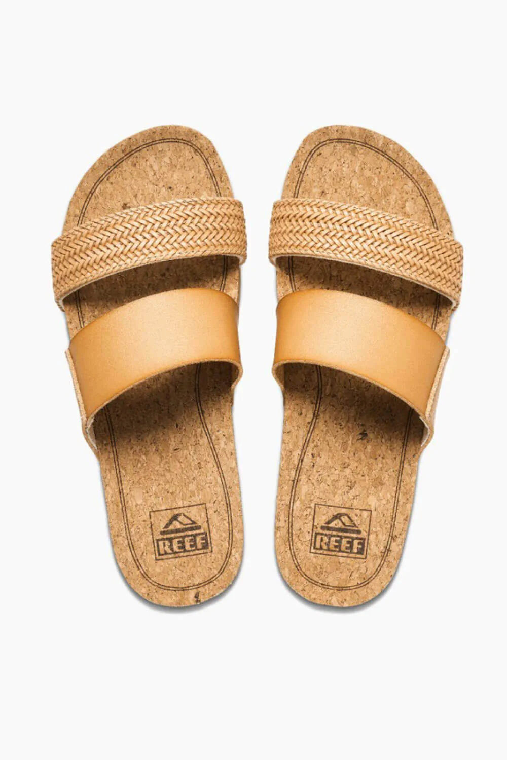 Reef Cushion Vista Hi Twist Sandals for Women in Natural Braid | CI9863 - Image 3