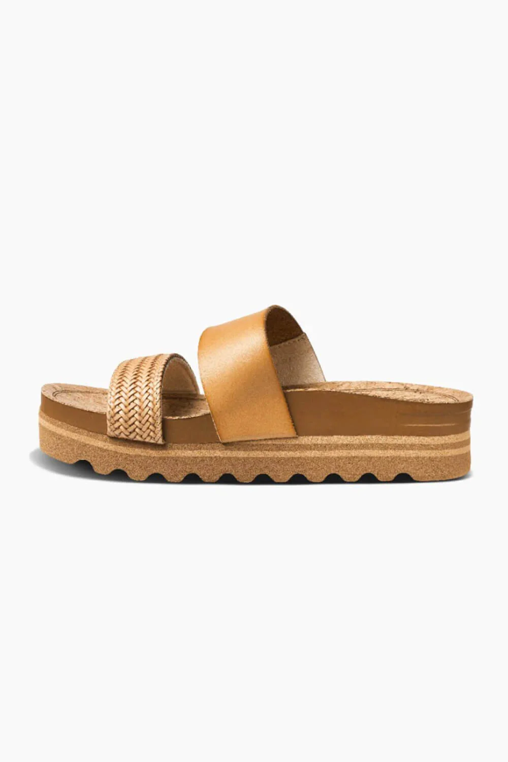 Reef Cushion Vista Hi Twist Sandals for Women in Natural Braid | CI9863 - Image 4