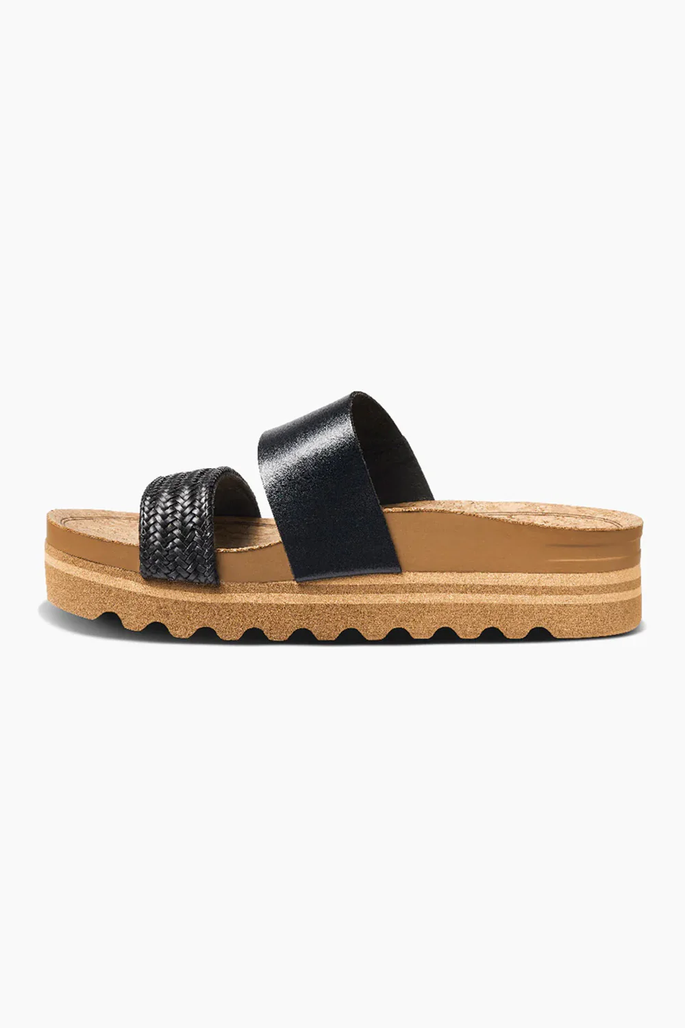 Reef Cushion Vista High Braid Sandals for Women in Black | CI9862 - Image 6
