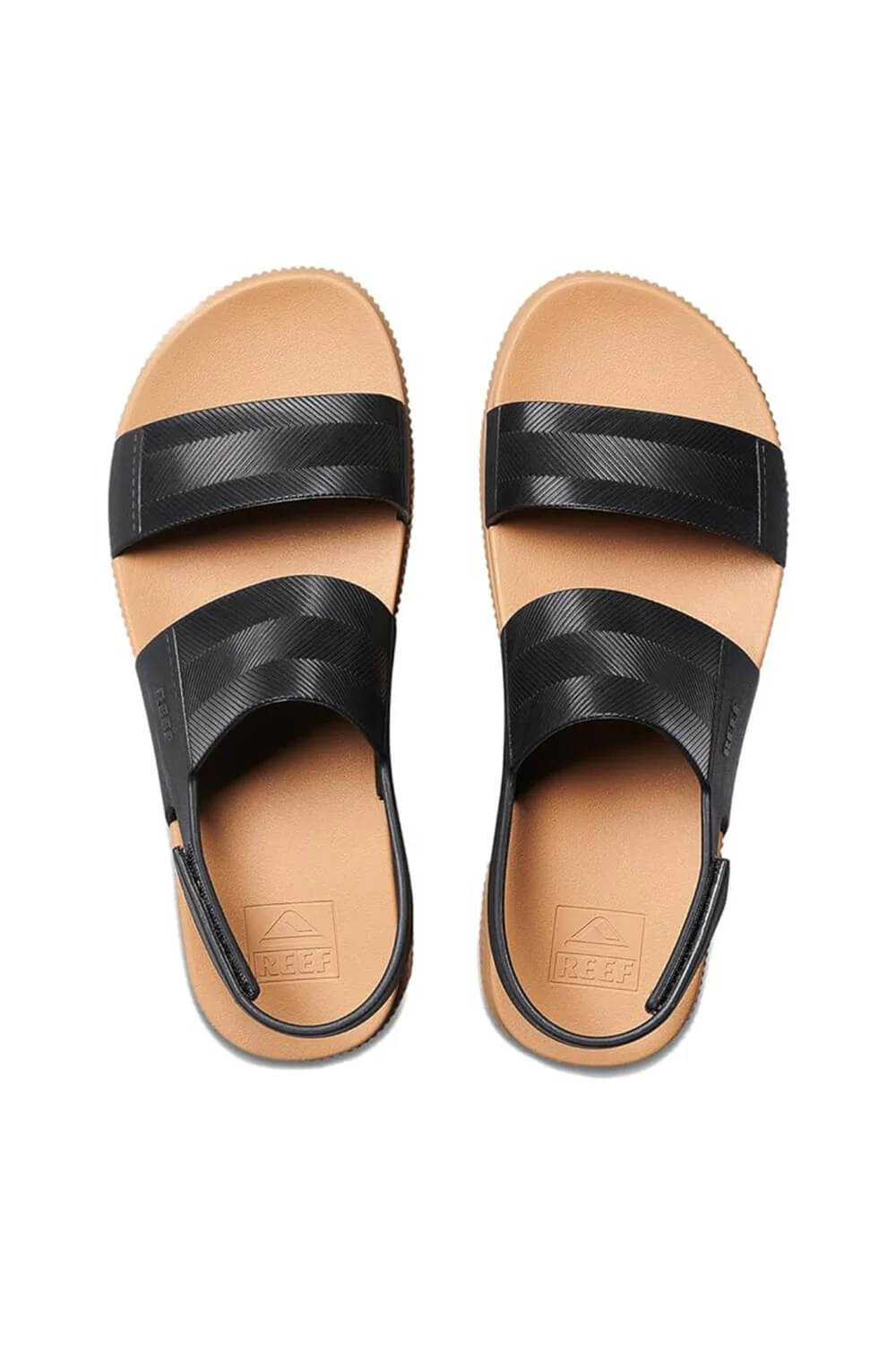 Reef Water Vista Higher Sandals for Women in Black/Tan | CJ4386 - Image 3