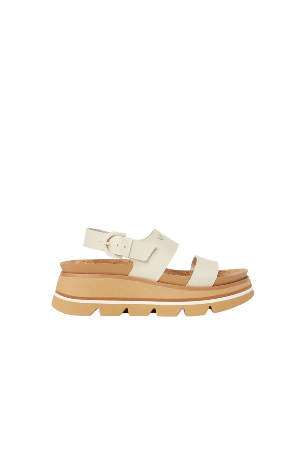 Reef Vista Luxe Liah Sandal for Women in White/Tan | CJ7375 - Image 2