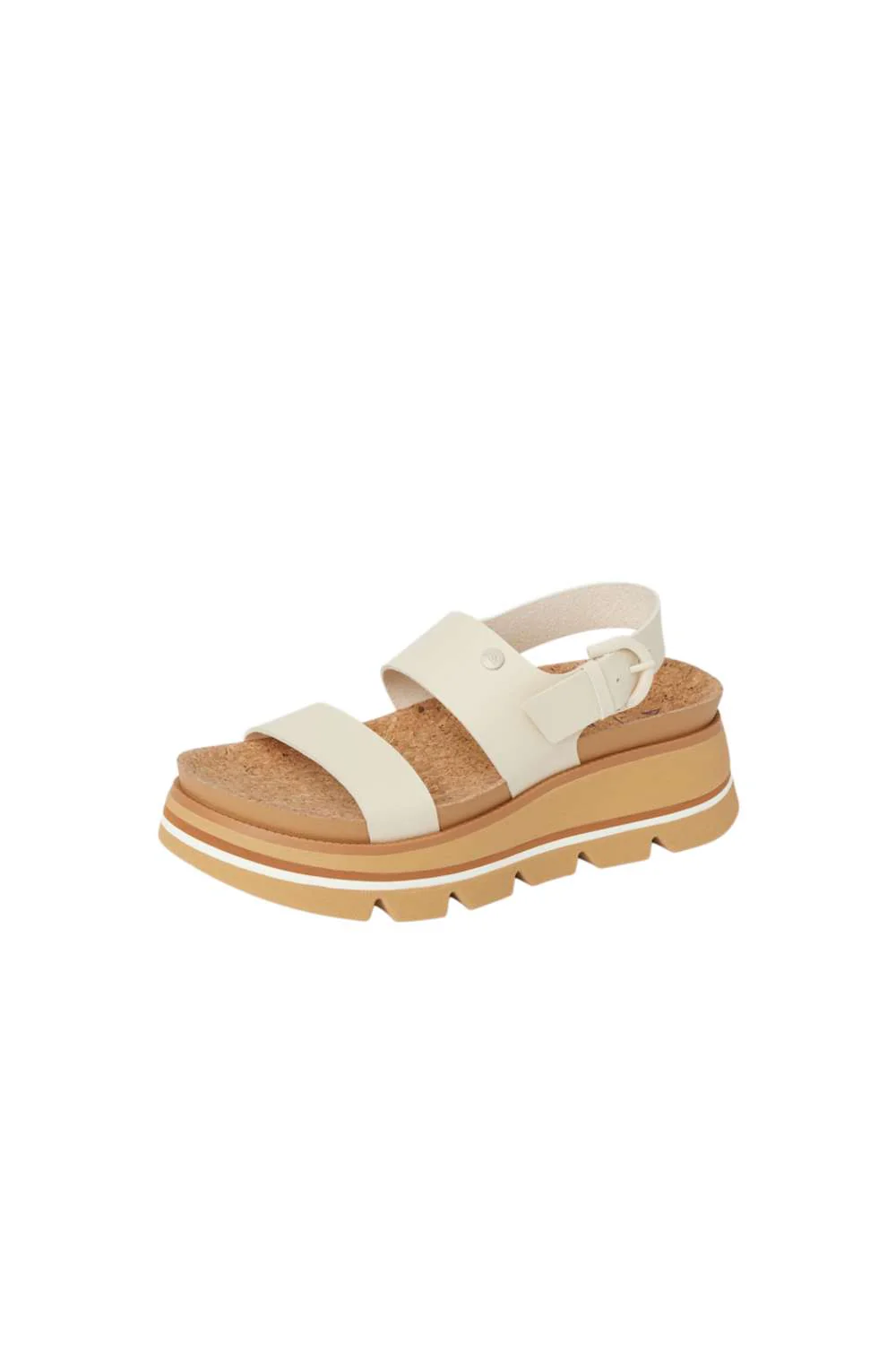 Reef Vista Luxe Liah Sandal for Women in White/Tan | CJ7375 - Image 4