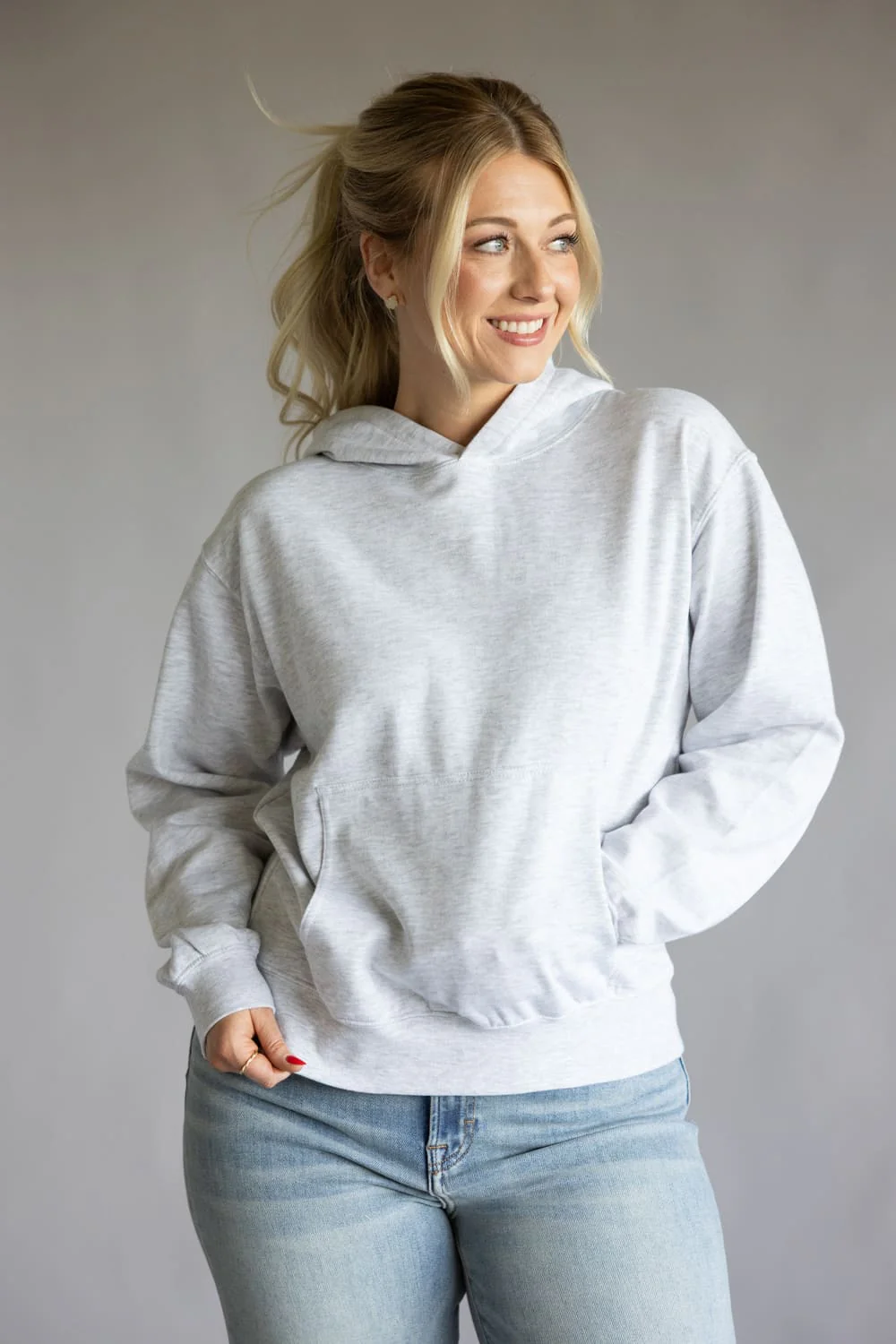 Reflex Oversized Fleece Hoodie for Women - Image 2