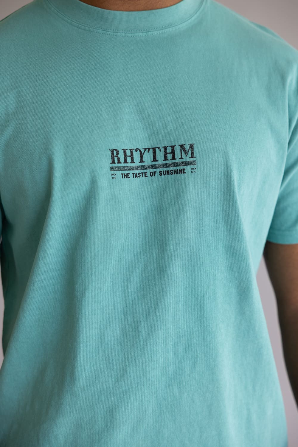 Rhythm Cactus Vintage T-Shirt for Men in Wasabi | 0126M-PT05-WAS WASABI - Image 3