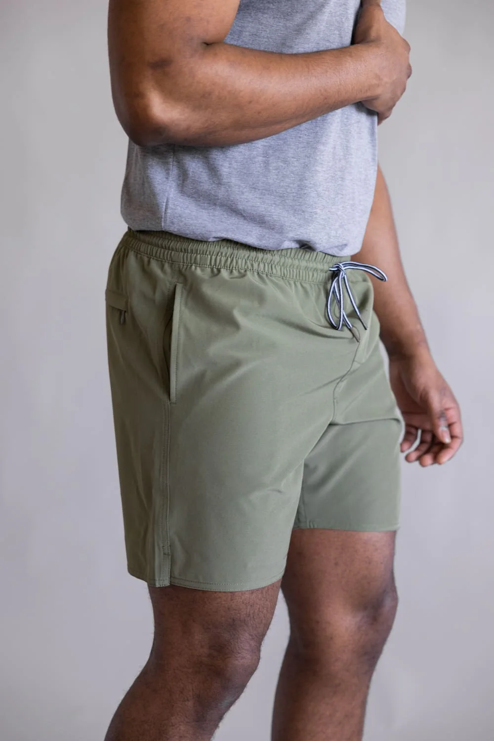 Rhythm Classic Beach Shorts for Men in Olive | CLA24M-JA12-OLI - Image 4