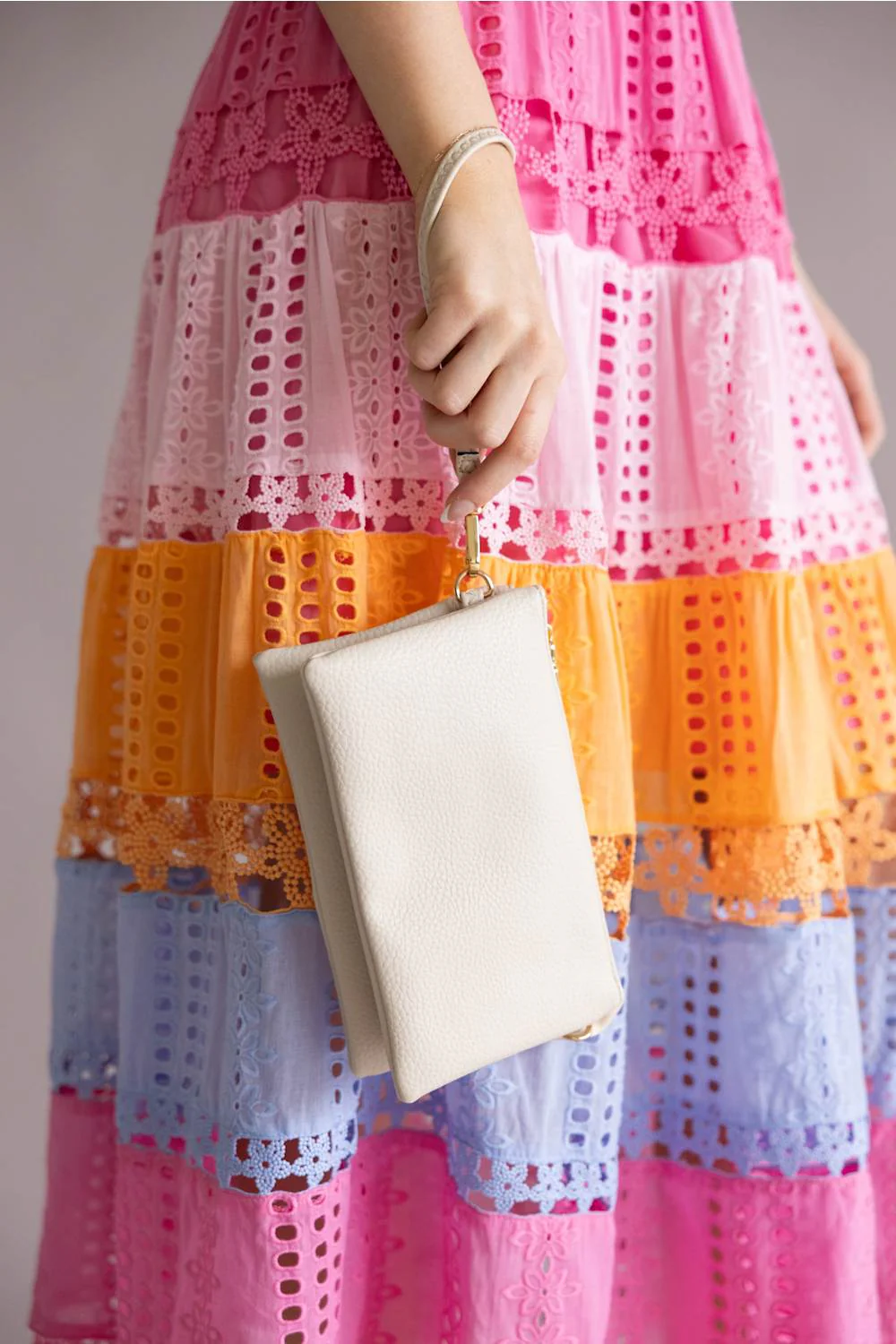 Riley Crossbody Wristlet for Women in Cotton | M013-CTN - Image 3