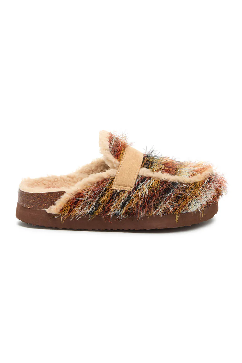 Rocket Dog Artic Clog Mules for Women in Brown Multi | ARCTIC-BROWN MULTI - Image 2
