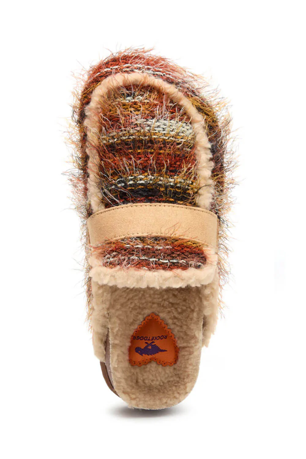 Rocket Dog Artic Clog Mules for Women in Brown Multi | ARCTIC-BROWN MULTI - Image 3