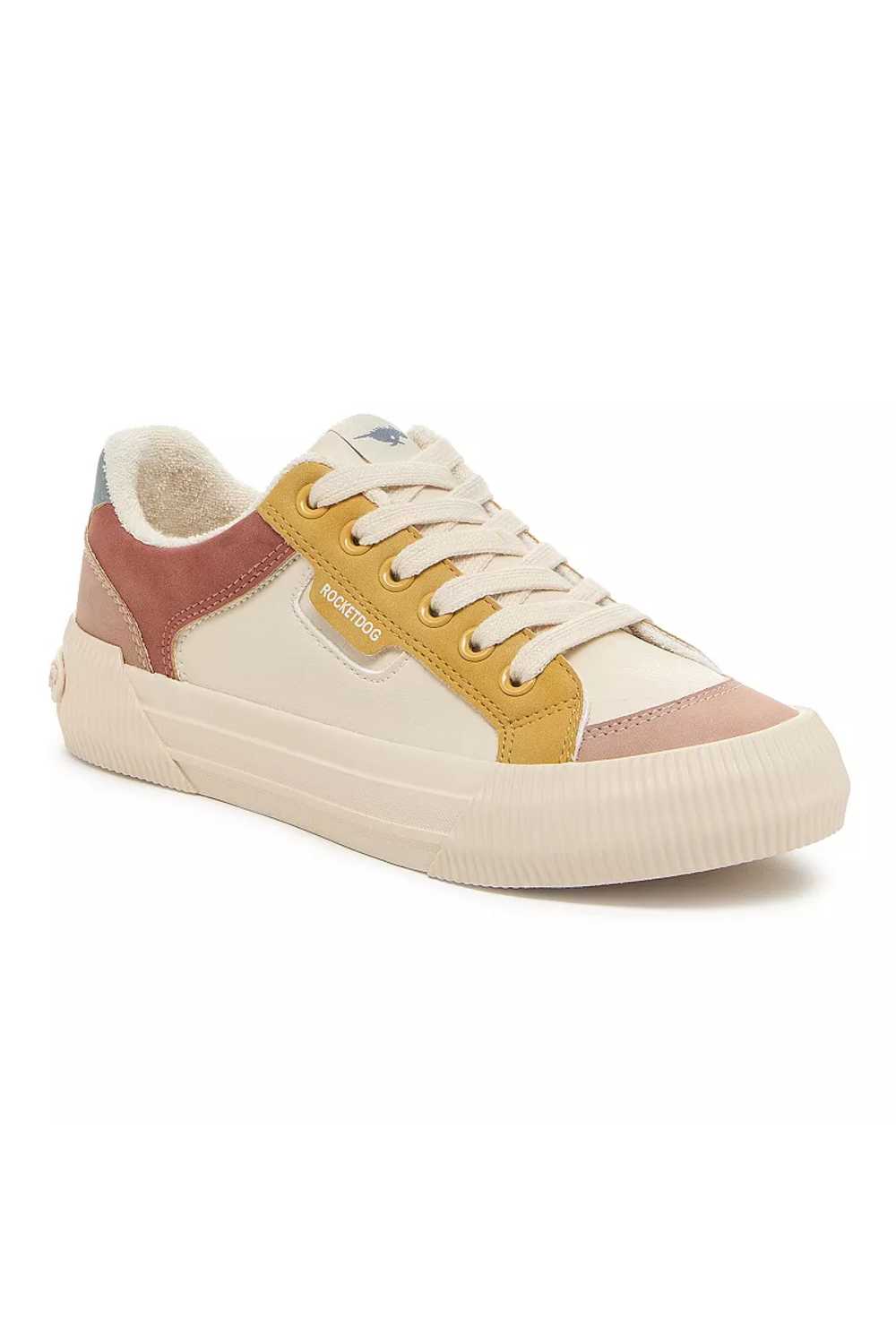 Rocket Dog Cheery Color Block Sneakers for Women in Tan | CHEERYBLOCKED-TAN - Image 4