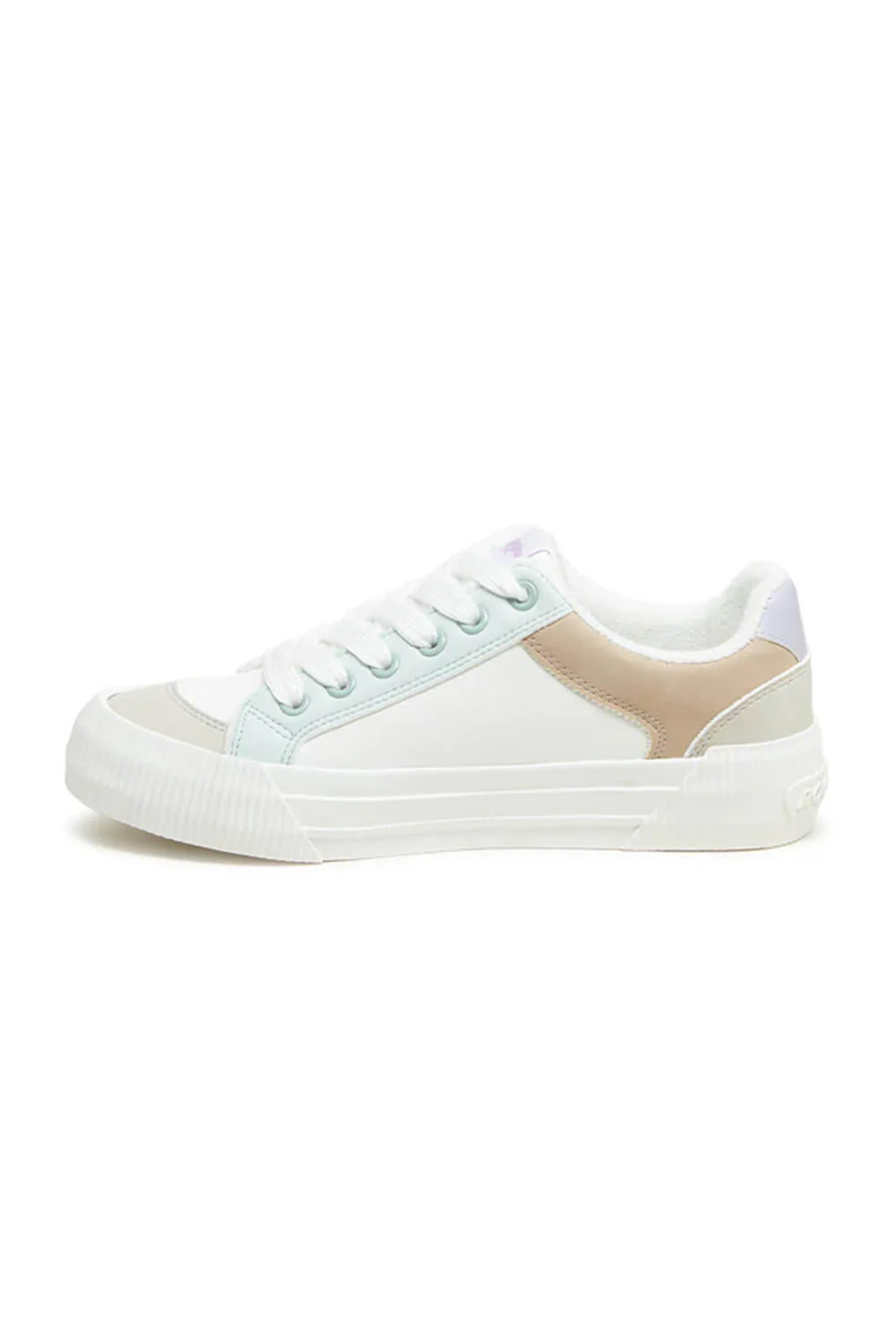 Rocket Dog Cheery Color Block Sneakers for Women in White | CHEERYBLOCKED-199 - Image 3