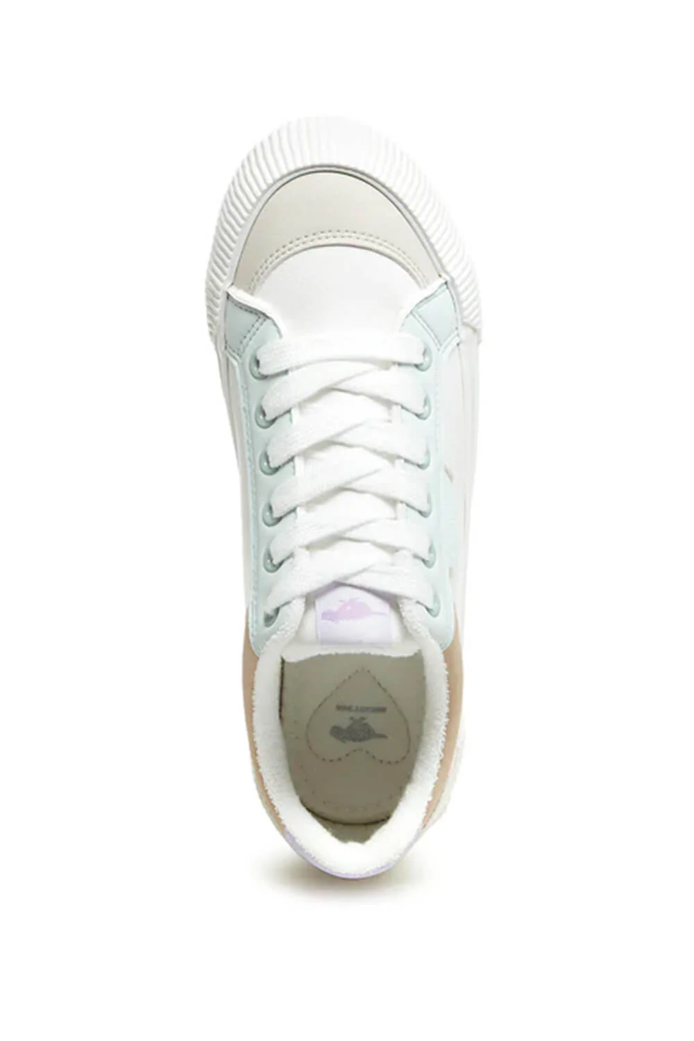 Rocket Dog Cheery Color Block Sneakers for Women in White | CHEERYBLOCKED-199 - Image 5