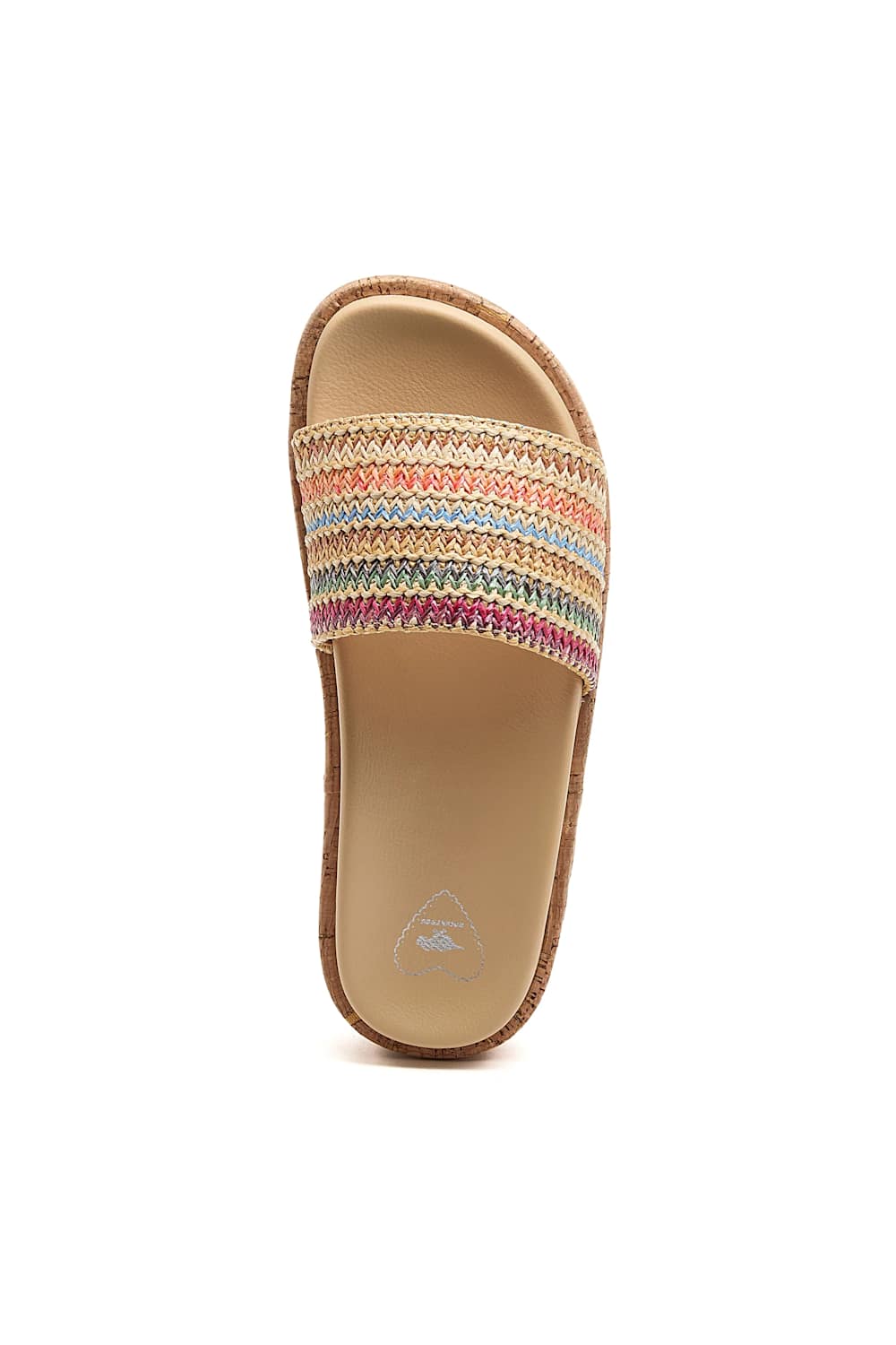 Rocket Dog Faye Raffia Platform Sandal for Women in Natural/Multi | FAYE-MULTI - Image 4