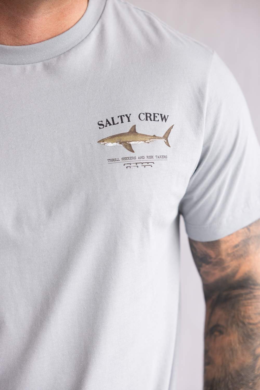 Salty Crew Bruce T-Shirt for Men in Quarry | 20035067-QUARRY - Image 3