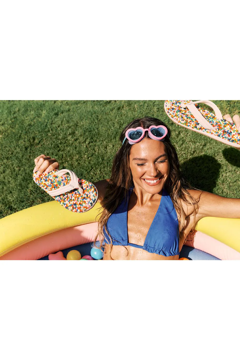 Sanuk Bubblecush Sandals for Women in Rainbow | 1169930-RFT - Image 6